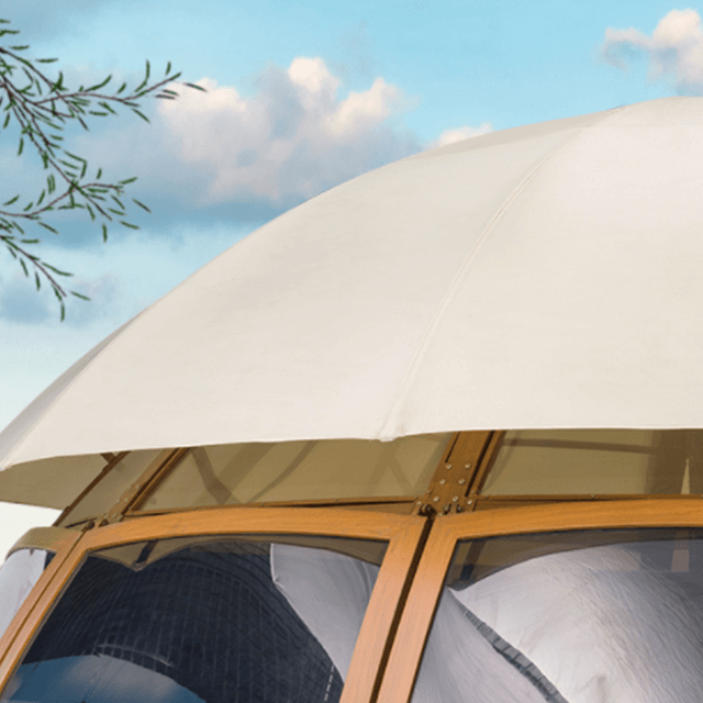 Gazebo en aluminium de luxe φ600cm