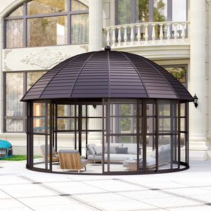 Pavillon de maison en dôme en polycarbonate de diamètre 500 cm